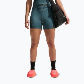 Damen-Shorts Nike Pro Sculpt High Waisted 5" Biker mineral slate/faded spruce/white