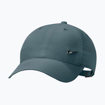 Basecap Nike Dri-Fit Club Unstructured Metal Swoosh mineral Mineral slate/metallic silver