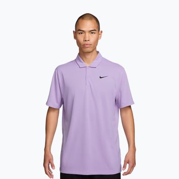 Herren-Tennisshirt Nike Court Dri-Fit Polo Solid violet mist/black