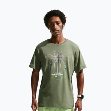 Herren-Laufshirt Nike Dri-Fit Running silver sage