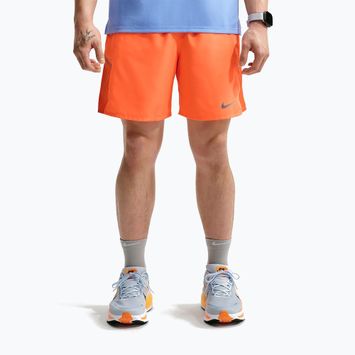 Herren-Laufshorts Nike Miler Dri-Fit 2in1 7" total orange