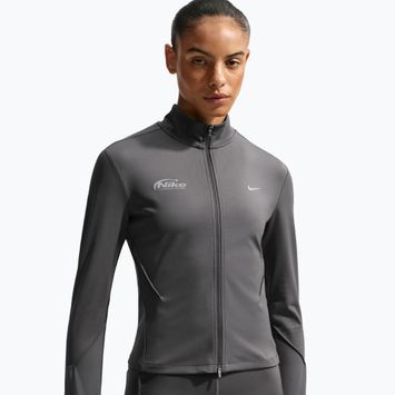 Laufpullover für Damen Nike Swift Dri-Fit Full Zip Mid-Layer medium ash