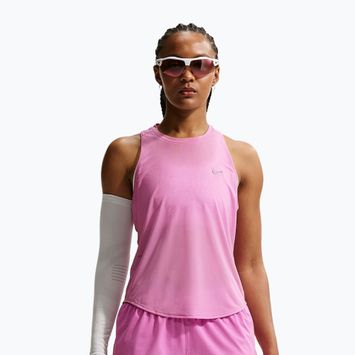 Damen-Laufshirt Nike Swift Breathe Dri-Fit light magenta/photon dust