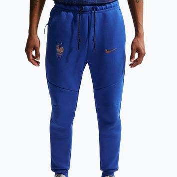 Herren-Fußballhose Nike FFF Tech Fleece Joggers game royal/metallic copper