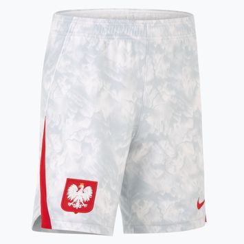 Herren-Fußballshorts Nike Dri-Fit Poland Stadium Home white/field silver