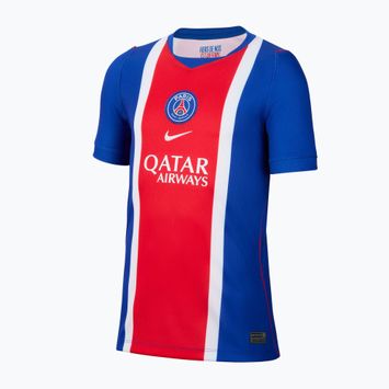 Kinder-Fußballtrikot Nike Paris Saint-Germain Dri-Fit Stadium Home old royal/white/university red/white