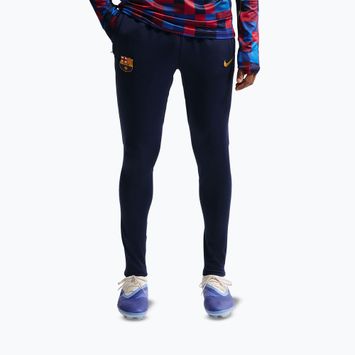Herren-Fußballhose Nike FC Barcelona Strike Dri-Fit blackened blue/noble red/yellow