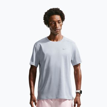 Herren-Laufshirt Nike Miler Dri-Fit UV grey fog/particle grey