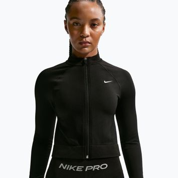 Damen-Trainingssweatshirt Nike Pro Seamless black/white