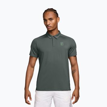 Herren Tennis-Poloshirt Nike Court Dri-Fit Advantage camo green/cucumber calm