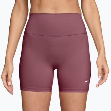 Damen Trainingsshorts Nike One pink smoke/white