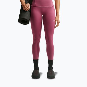 Damenleggings Nike One pink smoke/white