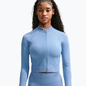 Damen-Trainingssweatshirt Nike Pro Seamless work blue