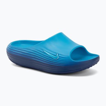 Herren-Badelatschen Nike ReactX Rejuven8 light current blue/light current blue