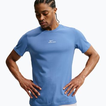 Trainings-T-Shirt Herren Nike Pro indigo storm/white