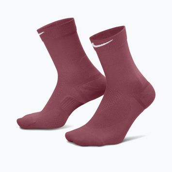 Socken Nike Run Midweight Crew pink smoke/pink rise/white