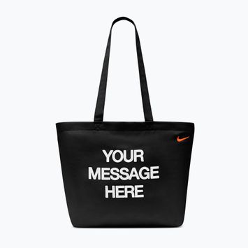 Tasche Nike Heritage "Your Message Here" Tote 22 l black/white/safety orange