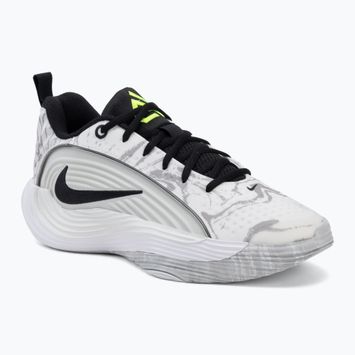 Herren-Basketballschuhe Nike Giannis Immortality 5 white/off white/metallic silver