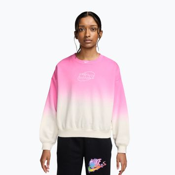 Kinder-Sweatshirt Nike Sportswear Studio sail/playful pink/white