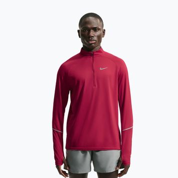 Laufsweatshirt für Herren Nike Miler Dri-Fit UV 1/2 Zip tough red