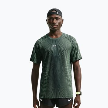 Herren-Laufshirt Nike Stride black/light green spark