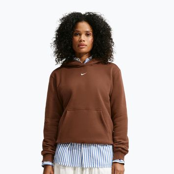 Damenpullover Nike Studio Fleece cacao wow/sail