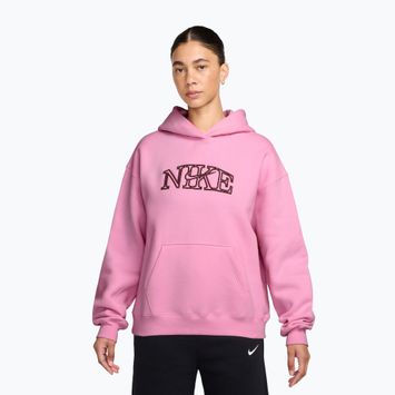 Damenpullover Nike Studio Fleece pink rise/pink smoke