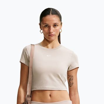 Damen-T-Shirt Nike Sportswear Chill Knit cream Ii/sail