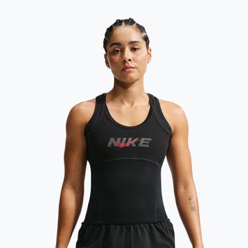 Damen-Trainingsshirt Nike One black/black/university red/white