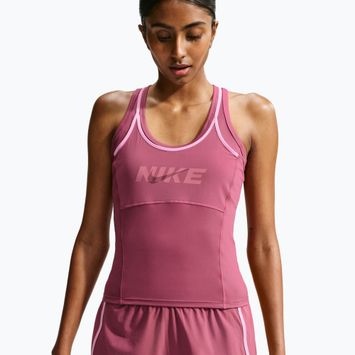 Damen-Trainingsshirt Nike One pink smoke/pink rise/mystic dates/white