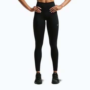 Damenleggings Nike One black/black/university red/white
