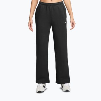 Damenhose Nike Studio Fleece total black/sail