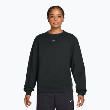 Damenpullover Nike Studio Fleece total black/sail