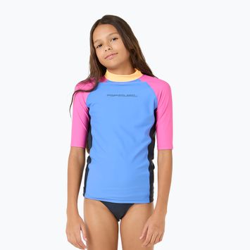 Rip Curl Block Party 3 Stück Set Kinder-Badeanzug + T-Shirt dunkelblau