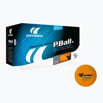 Cornilleau P-Ball* ABS EVOLUTION 72 Tischtennisbälle. Orange