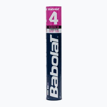 Badminton-Federbälle BABOLAT 4 12 Stück. (78) weiß 133907