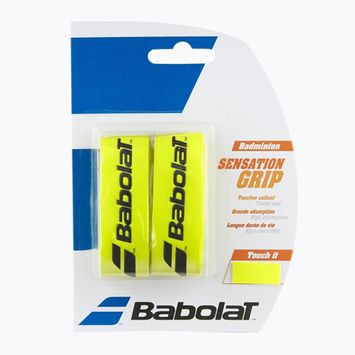 Babolat Grip Sensation Badminton Schlägerhüllen 2 Stk. gelb