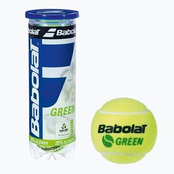 Tennisbälle Babolat Green 3 Stk. yellow