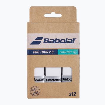Griffband für Tennisschläger Babolat Pro Tour 2.0 12 Stk. white