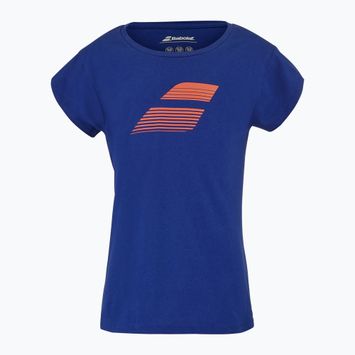 Shirt Kinder Babolat Exercise Cotton Jr sodalite blue