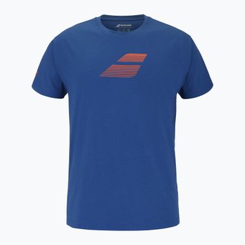 Shirt Herren Babolat Exercise Big Flag dark blue