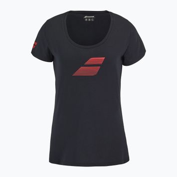 Shirt Damen Babolat Exercise Flag W black/black