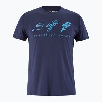 Shirt Herren Babolat Drive Cotton drive heritage blue
