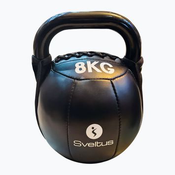 Kettlebell Sveltus Soft PU 8 kg schwarz