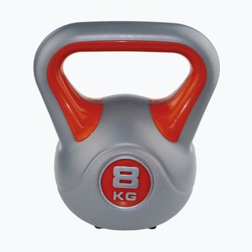 Kettlebell Sveltus Fit 8 kg grau/rot