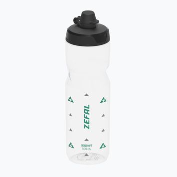 Zefal Sense Soft 80 No-Mud 800 ml durchsichtige Fahrradflasche