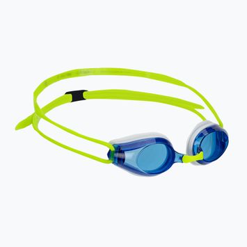 Schwimmbrille Kinder arena Tracks JR blue/white/fluoyellow