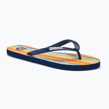 Damen Pantoletten Arena Beach Thong Prints multistripe