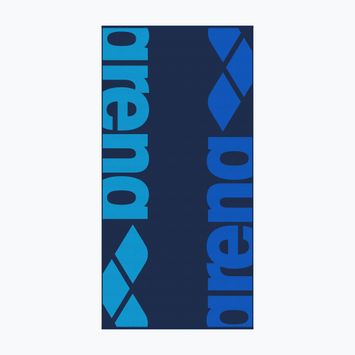 Arena Logotype Handtuch Velour navy multi