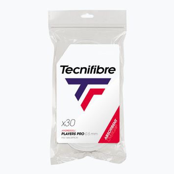 Tecnifibre Pro Players Tennis Wraps 30 Stück weiß.